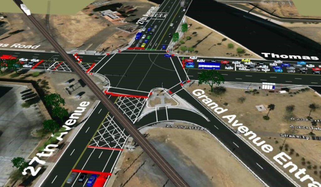 Grand Avenue Railroad VISSIM Analysis, City of Phoenix