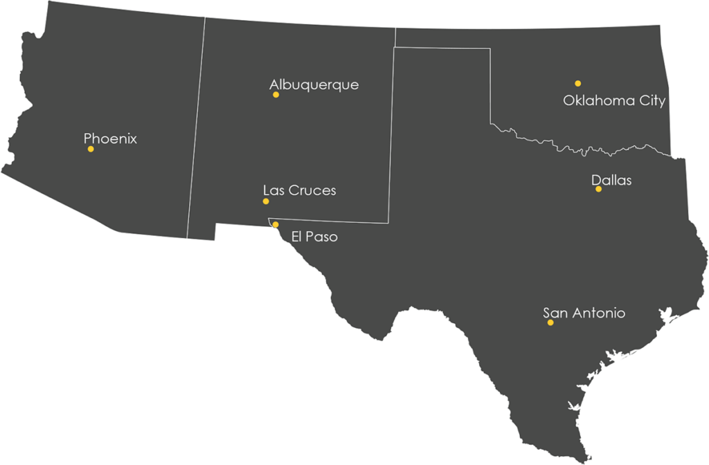 Lee Engineering locations across the United States.