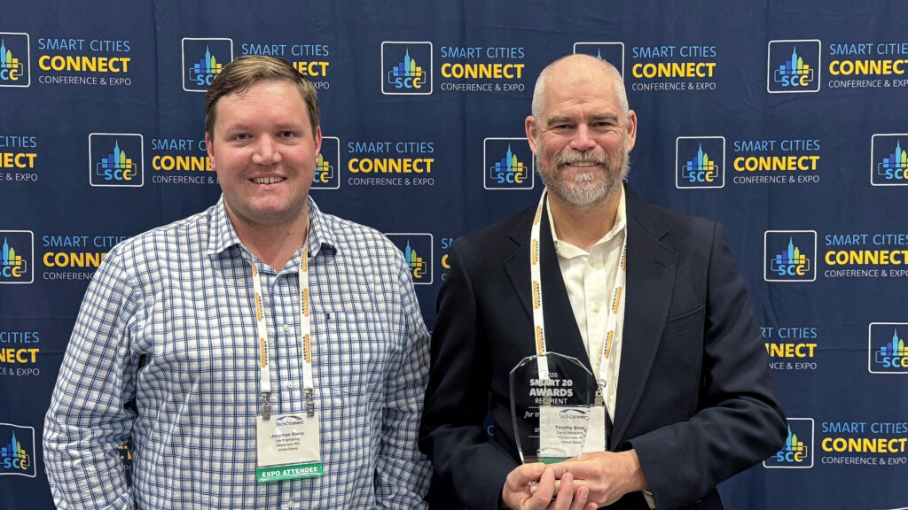 Jonathon Kruse attends the Smart City Awards to support the City of Albuquerque